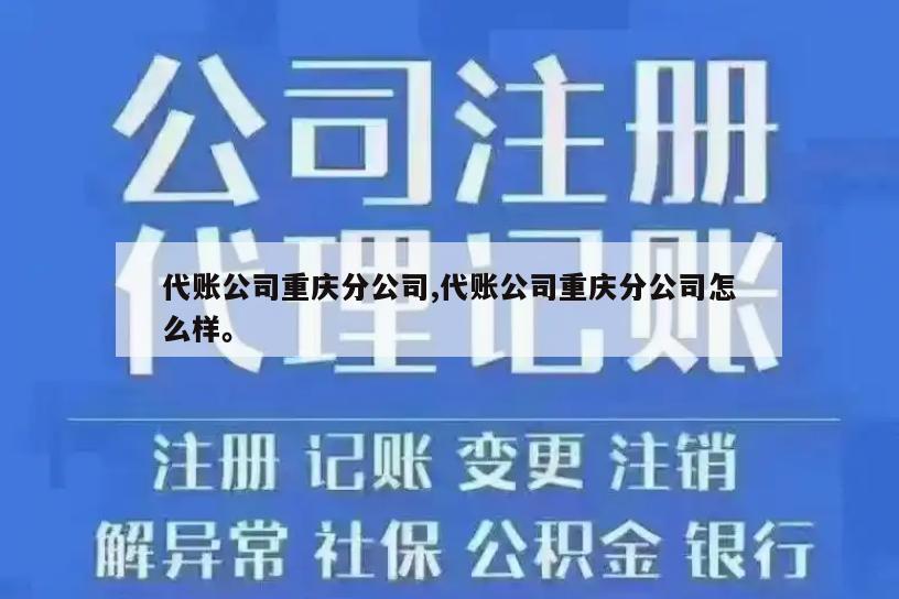 代账公司重庆分公司,代账公司重庆分公司怎么样。